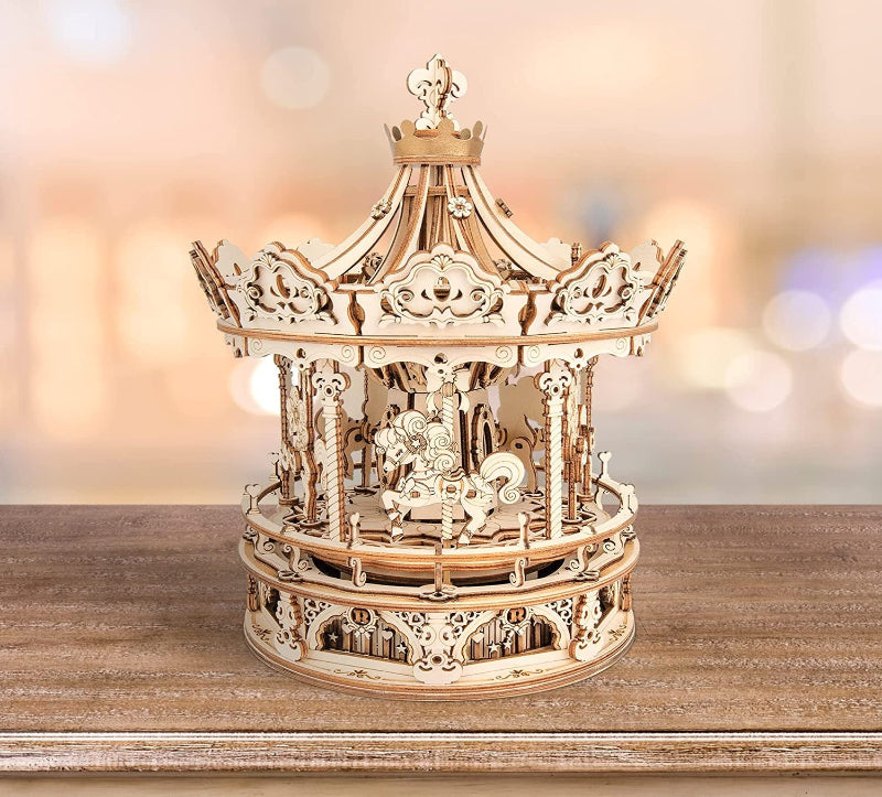 VisionBuild: Romantic Carousel Music Box