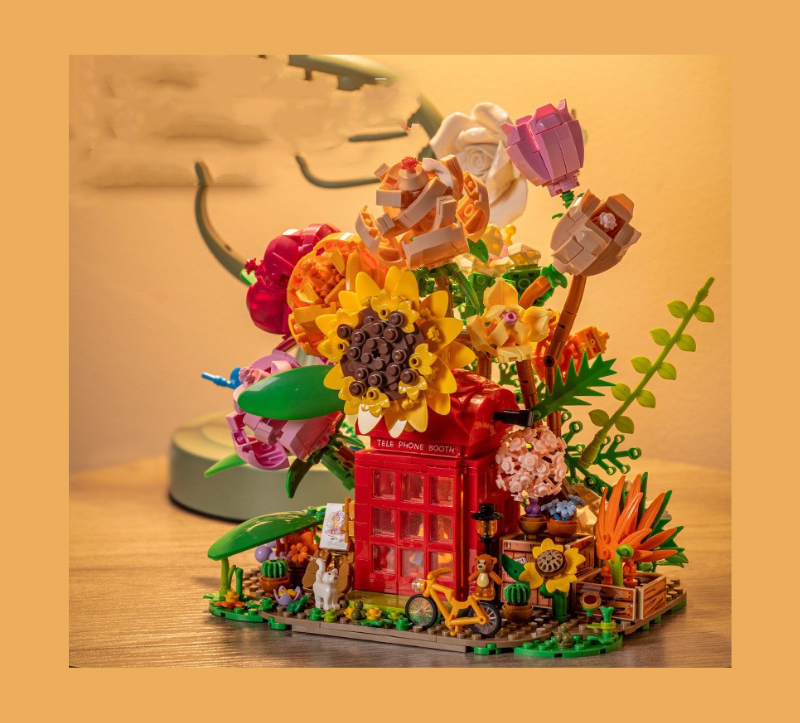 Flower Phone Booth House