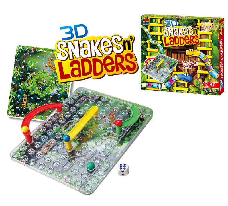 3D Snakes and Ladders