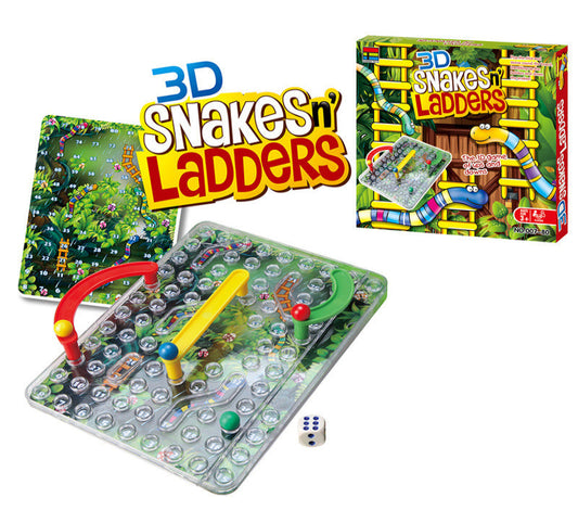 3D Snakes and Ladders