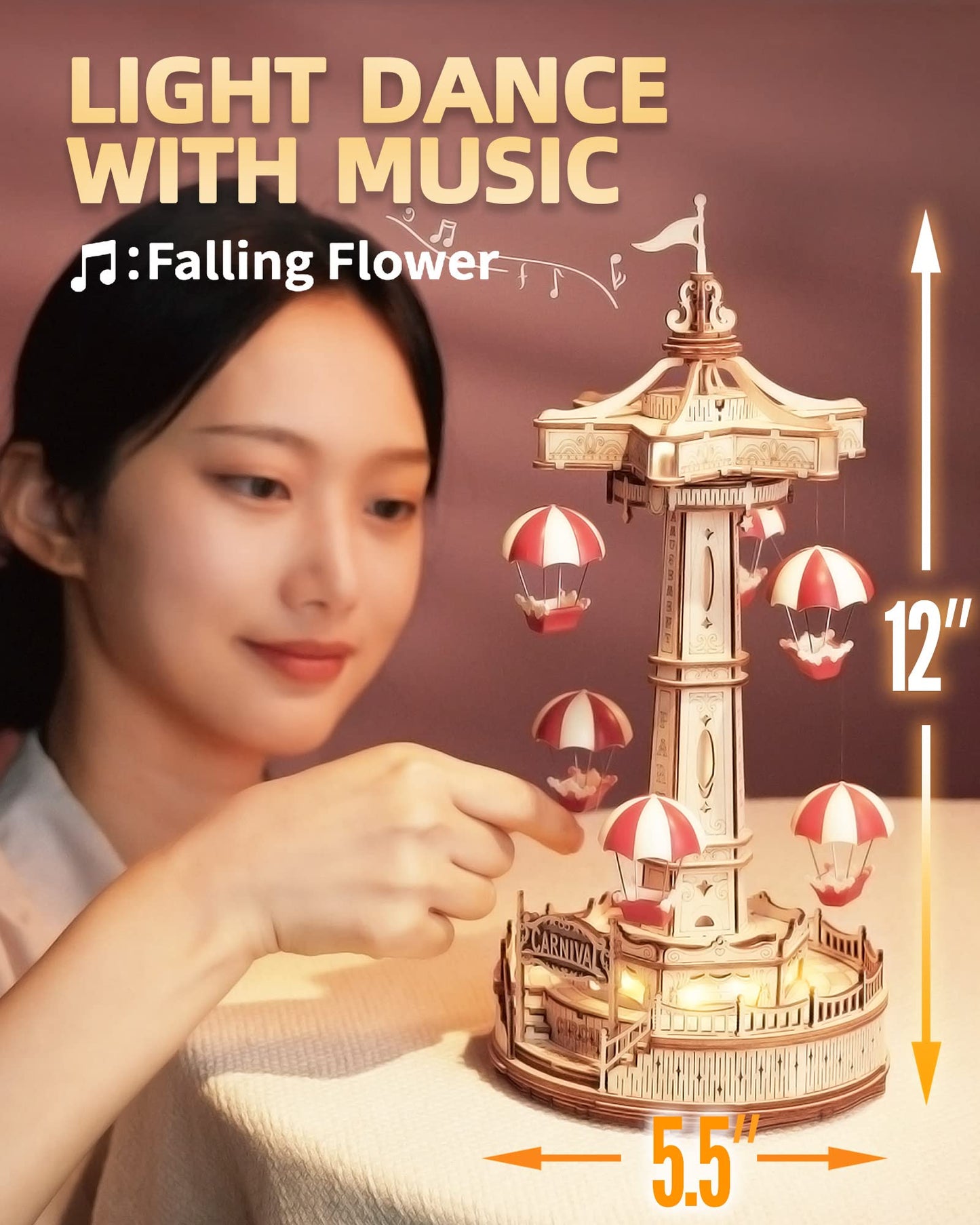 VisionBuild: Parachute Tower Music Box