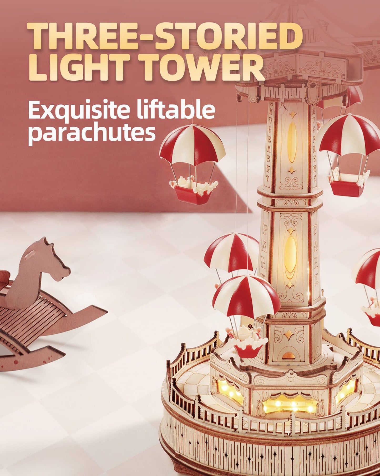 VisionBuild: Parachute Tower Music Box
