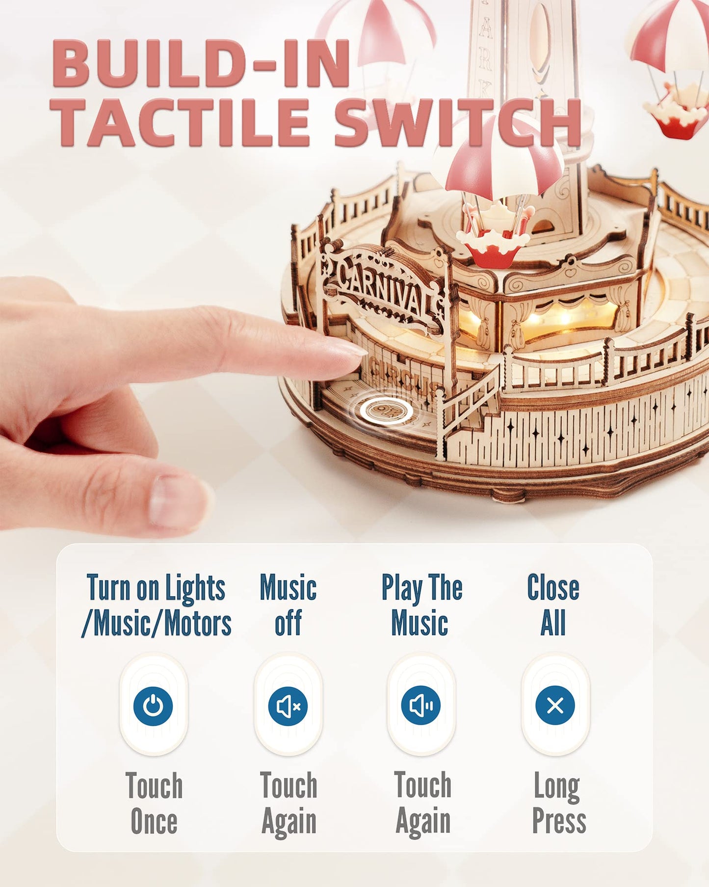 VisionBuild: Parachute Tower Music Box