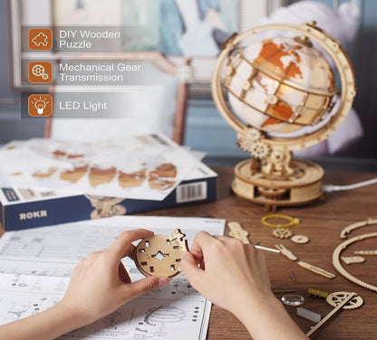 VisionBuild: Luminous Globe Puzzle