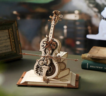 VisionBuild: Mechanical Cello Music Box