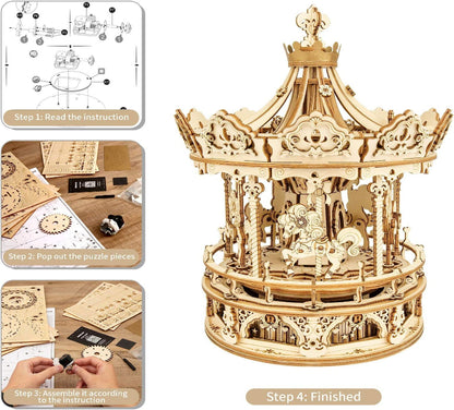 VisionBuild: Romantic Carousel Music Box