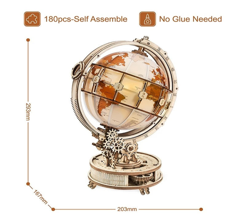 VisionBuild: Luminous Globe Puzzle