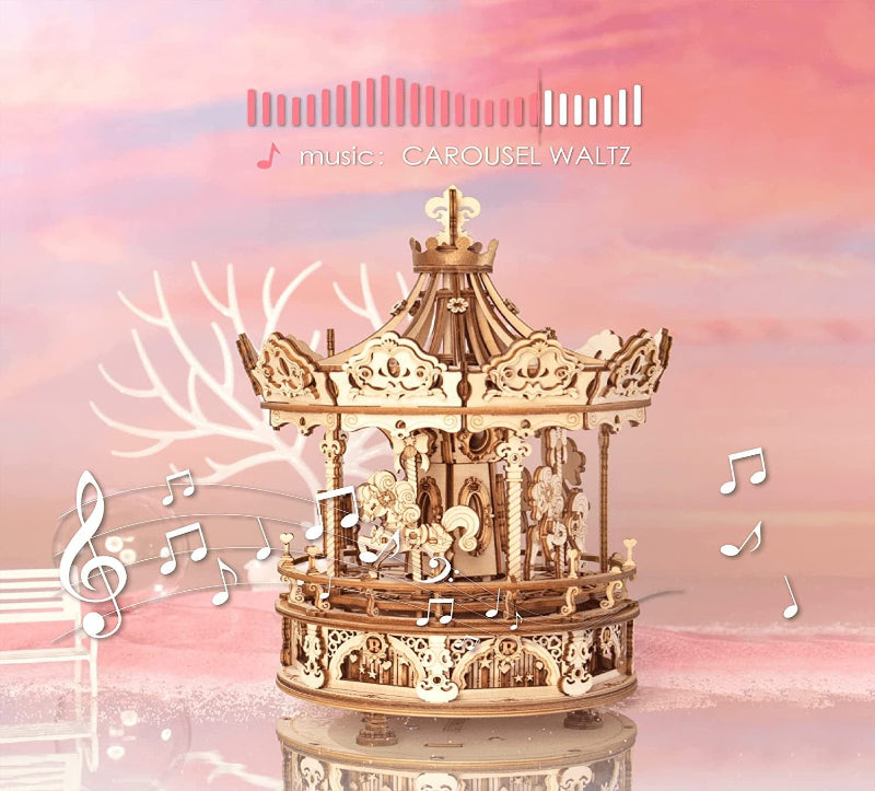 VisionBuild: Romantic Carousel Music Box